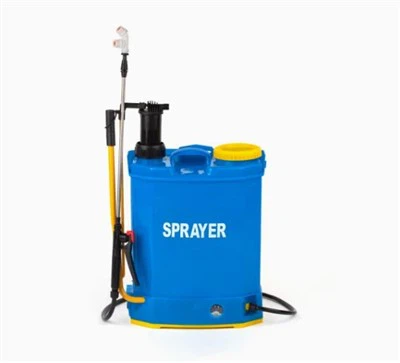 Spruzzatore elettrico a batteria manuale manuale in plastica agricola da 16 litri